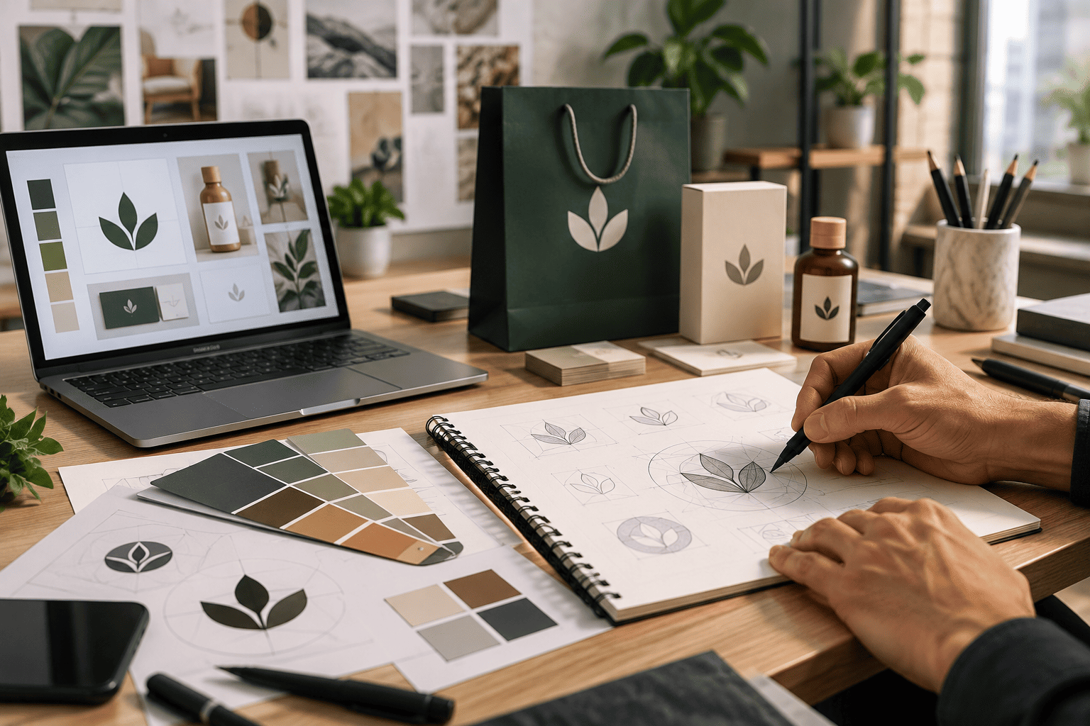كيف تصمم علامة تجارية ؟ - هيلا للتسويق الرقمي